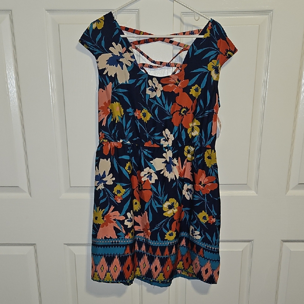 Target Navy Floral Dress